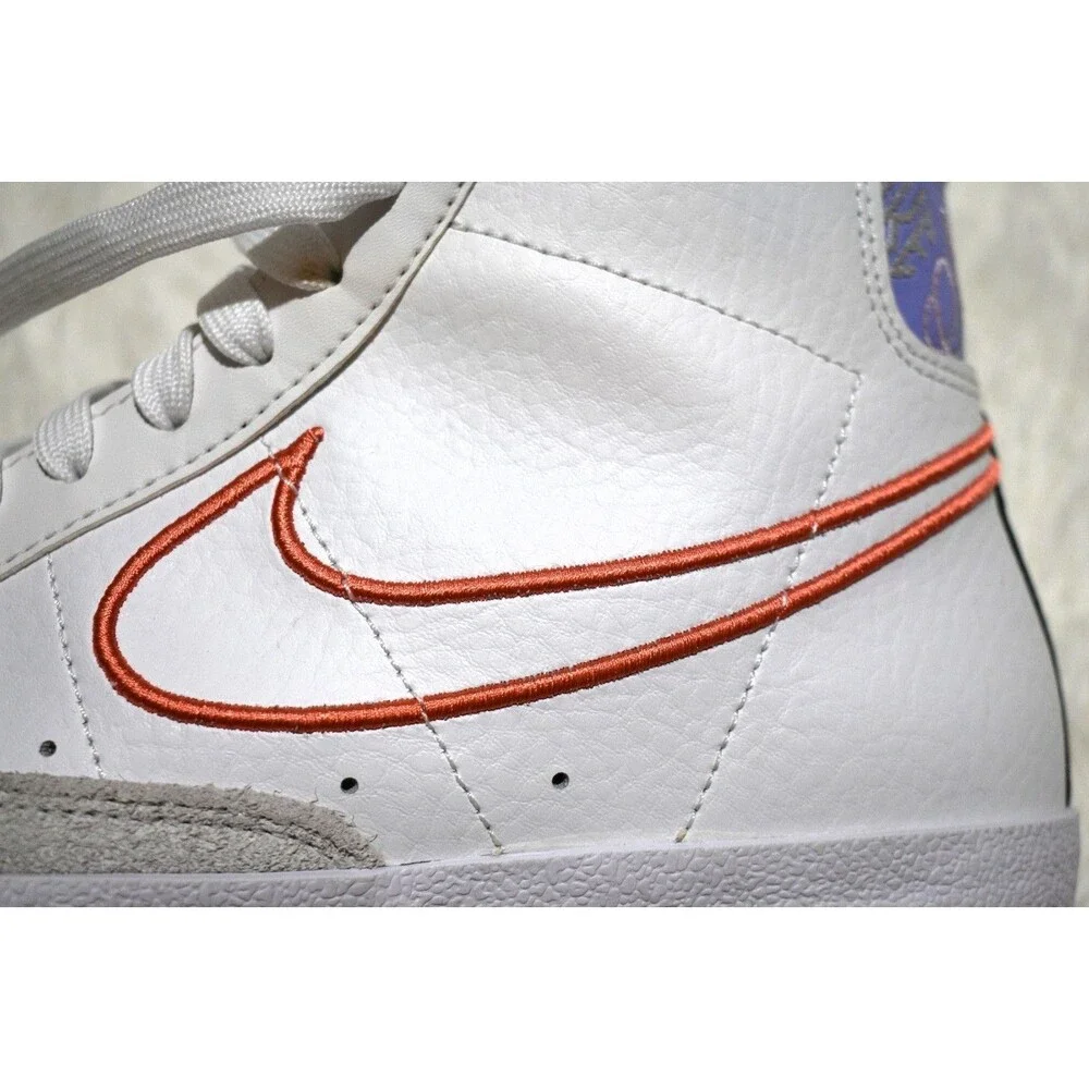 Nike Blazer Mid ’77 Vintage White Leather & Double Swoosh (DJ0265-100) - Size 7Y